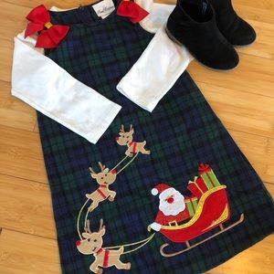 Girls 5 Christmas Dress